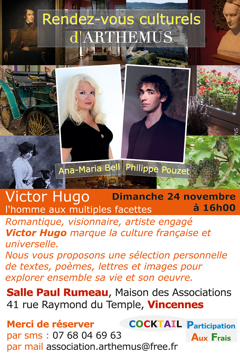 Victor Hugo, 24 novembre, Vincennes, 16h00